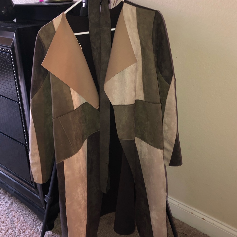 Suede coat